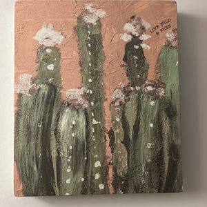 IMPRESSIONISTIC ART Wooden Block Sign Shelf Wall Decor Primitives by Kathy Gifts